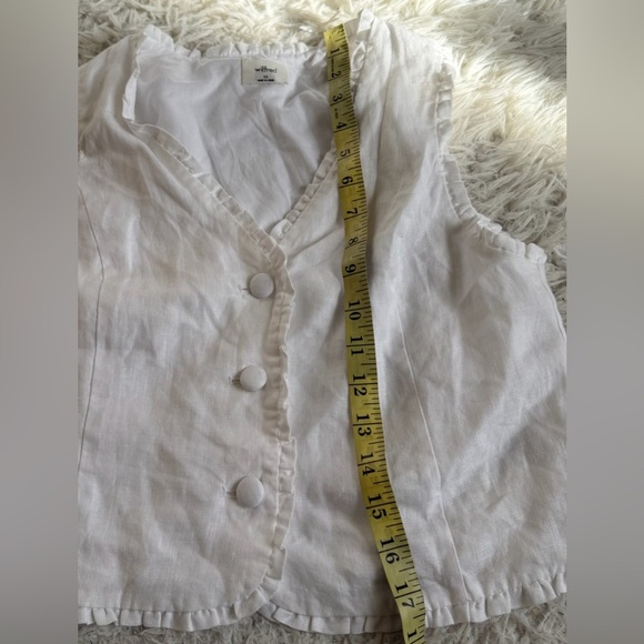 Aritzia Wilfred Citrus Linen Blouse - Picture 5 of 10